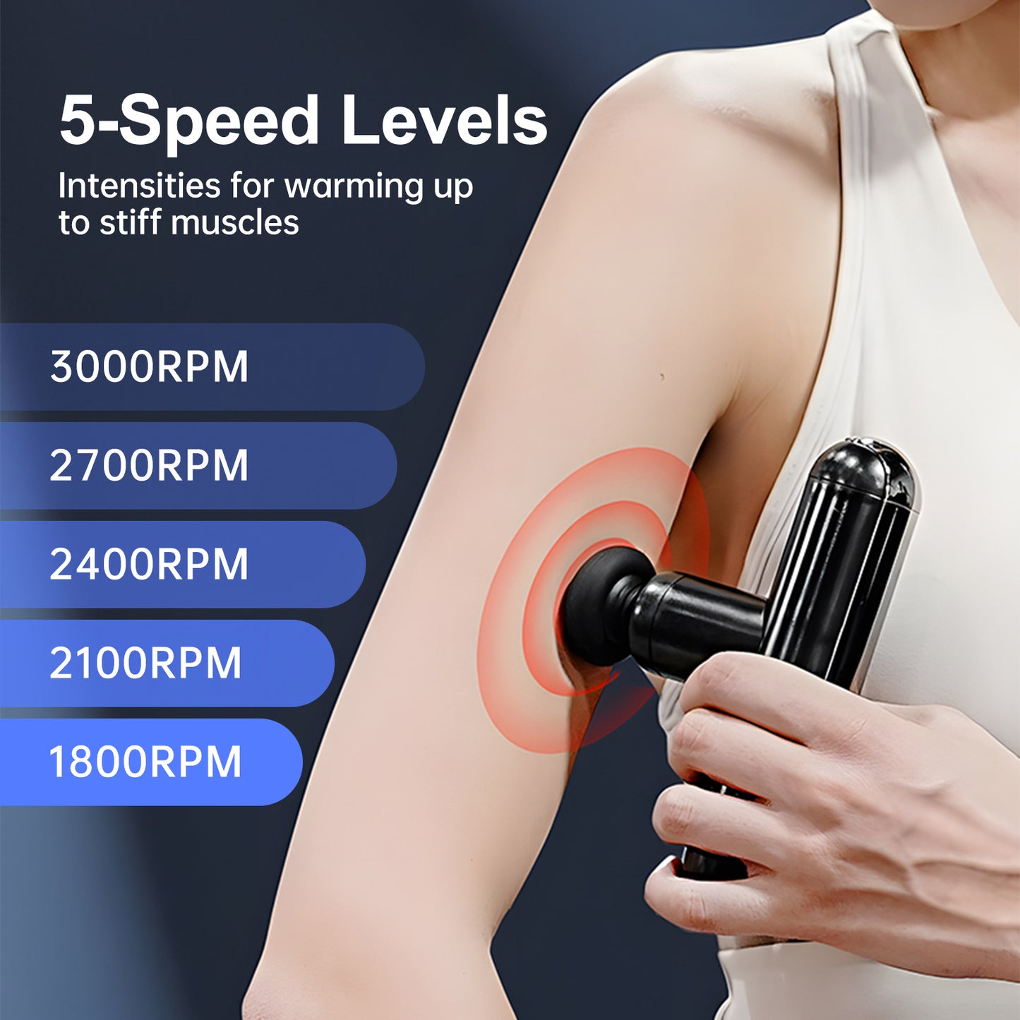 Mini Travel Massage Gun Portable Muscle Recovery For Gym Home