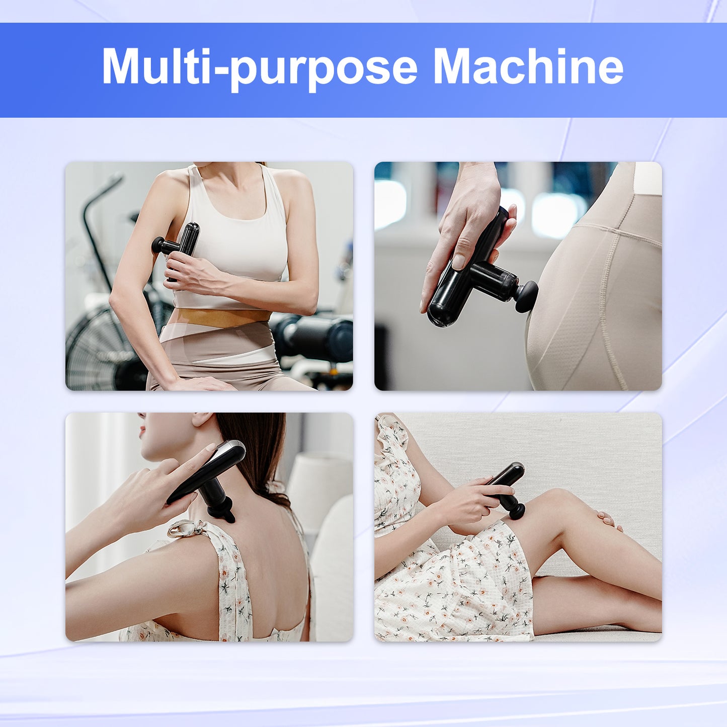 Mini Travel Massage Gun Portable Muscle Recovery For Gym Home