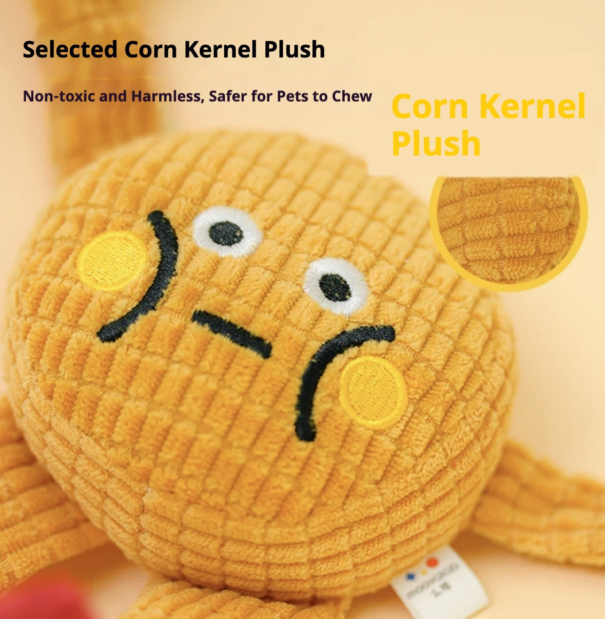 Adorable Squeaky Catnip Toys For Your Cat Or Dog, Perfect For Solo Play, Tough Enough To Chew, Great For Teeth Grinding And Keeping Teeth Clean.