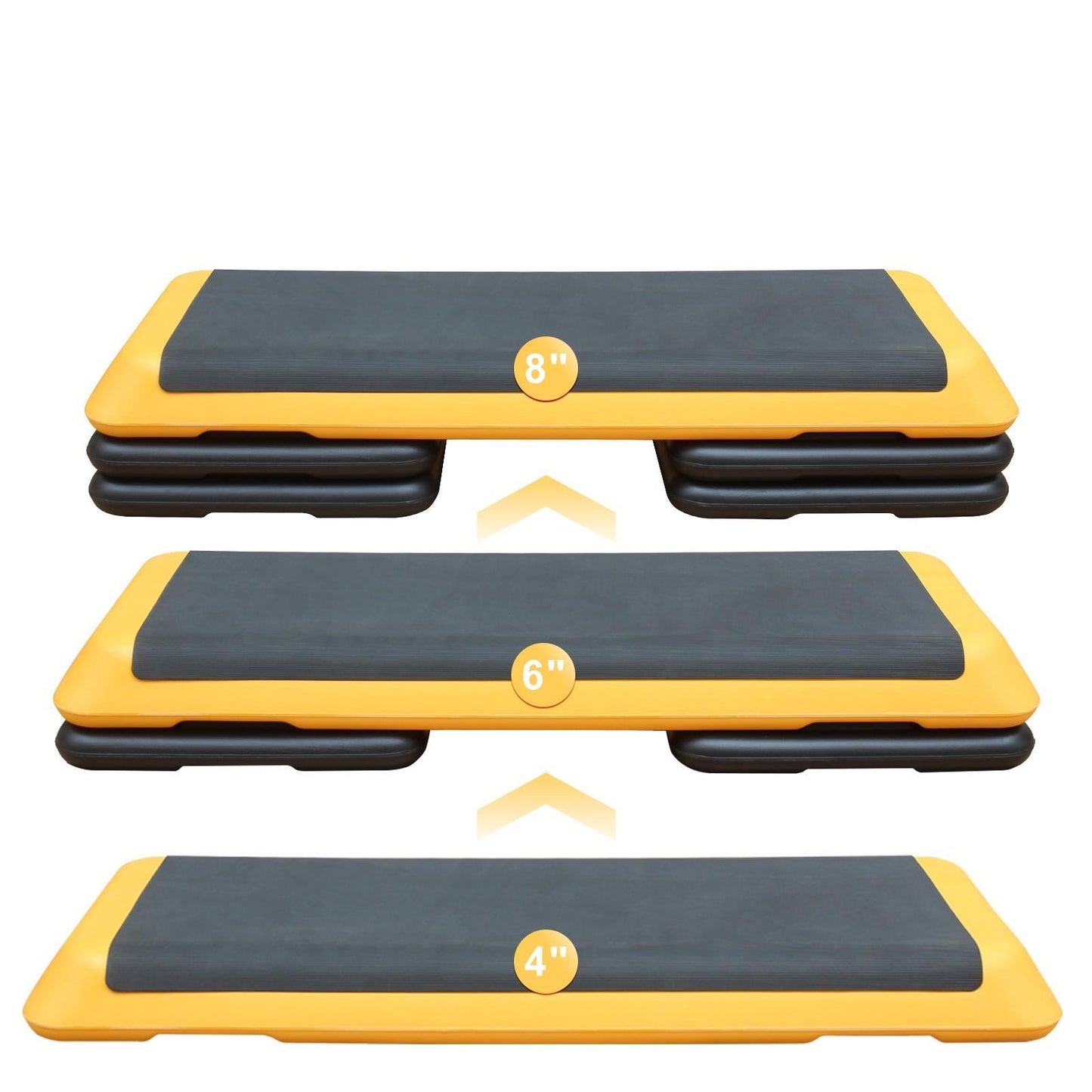 Adjustable Aerobic Stepper Fitness Stepper With 4 Lifts Fitness And Exercise Platform Trainer