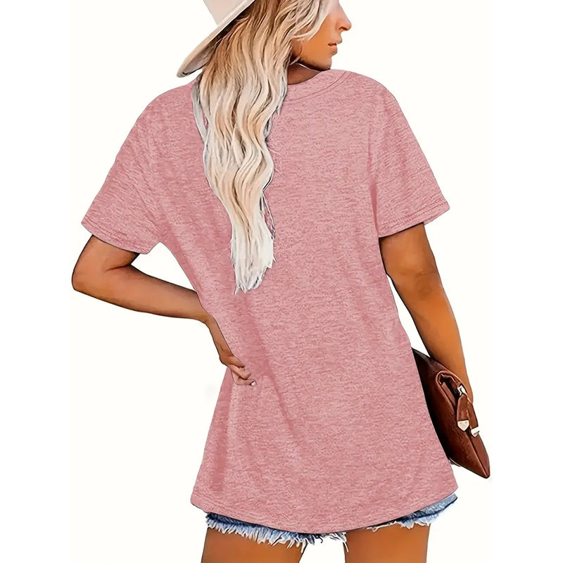 Women Chaos Coordinator Letter Printed T-Shirt Funny Short Sleeve Tops Tee Shirt
